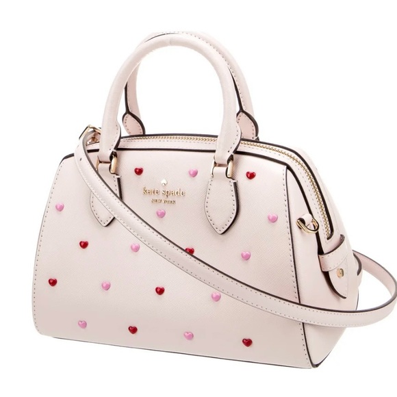 Kate Spade Cream and Pink Embellished Women's Bag - Picture 2 of 11